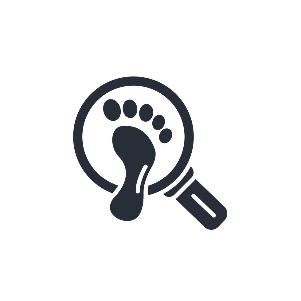 investigate icon. .Editable stroke.linear style sign for use web design,logo.Symbol illustration. vector