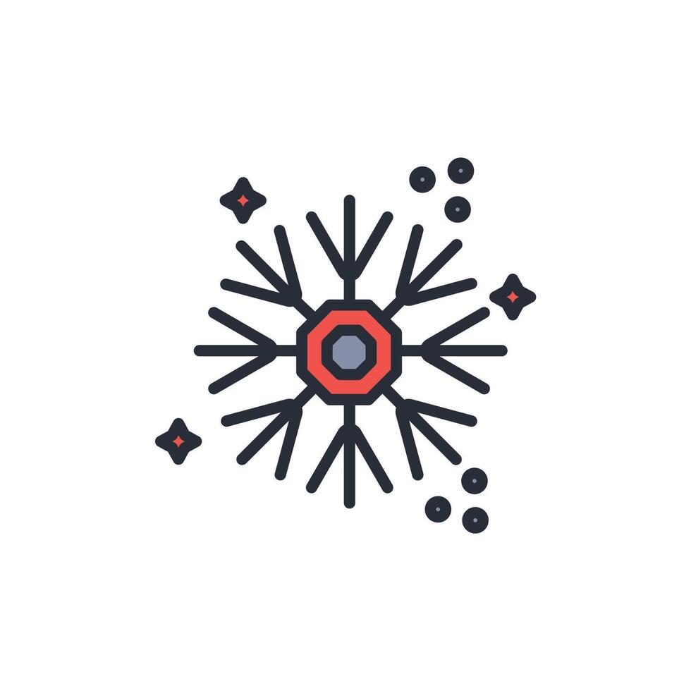 winter icon. .Editable stroke.linear style sign for use web design,logo.Symbol illustration. vector