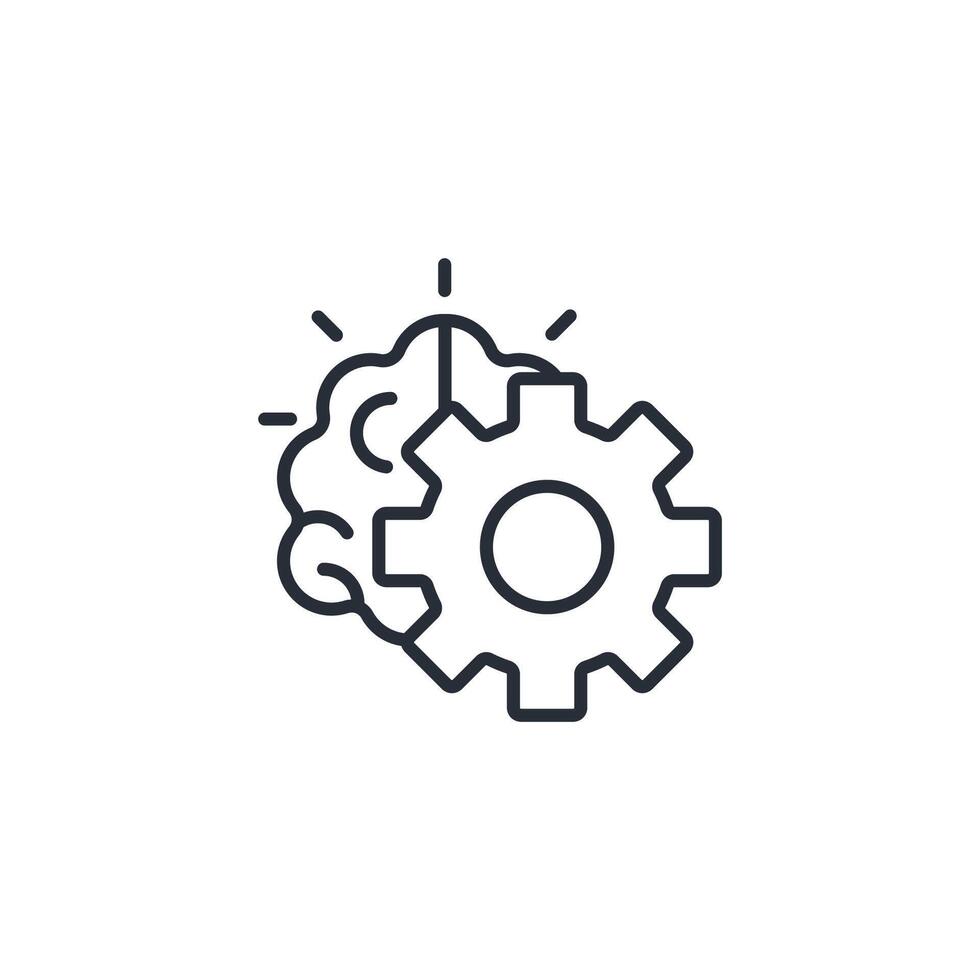 learning icon. .Editable stroke.linear style sign for use web design,logo.Symbol illustration. vector