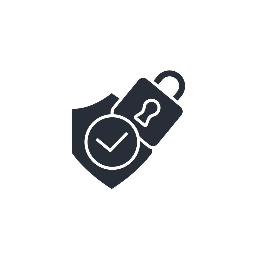 protection icon. .Editable stroke.linear style sign for use web design,logo.Symbol illustration. vector