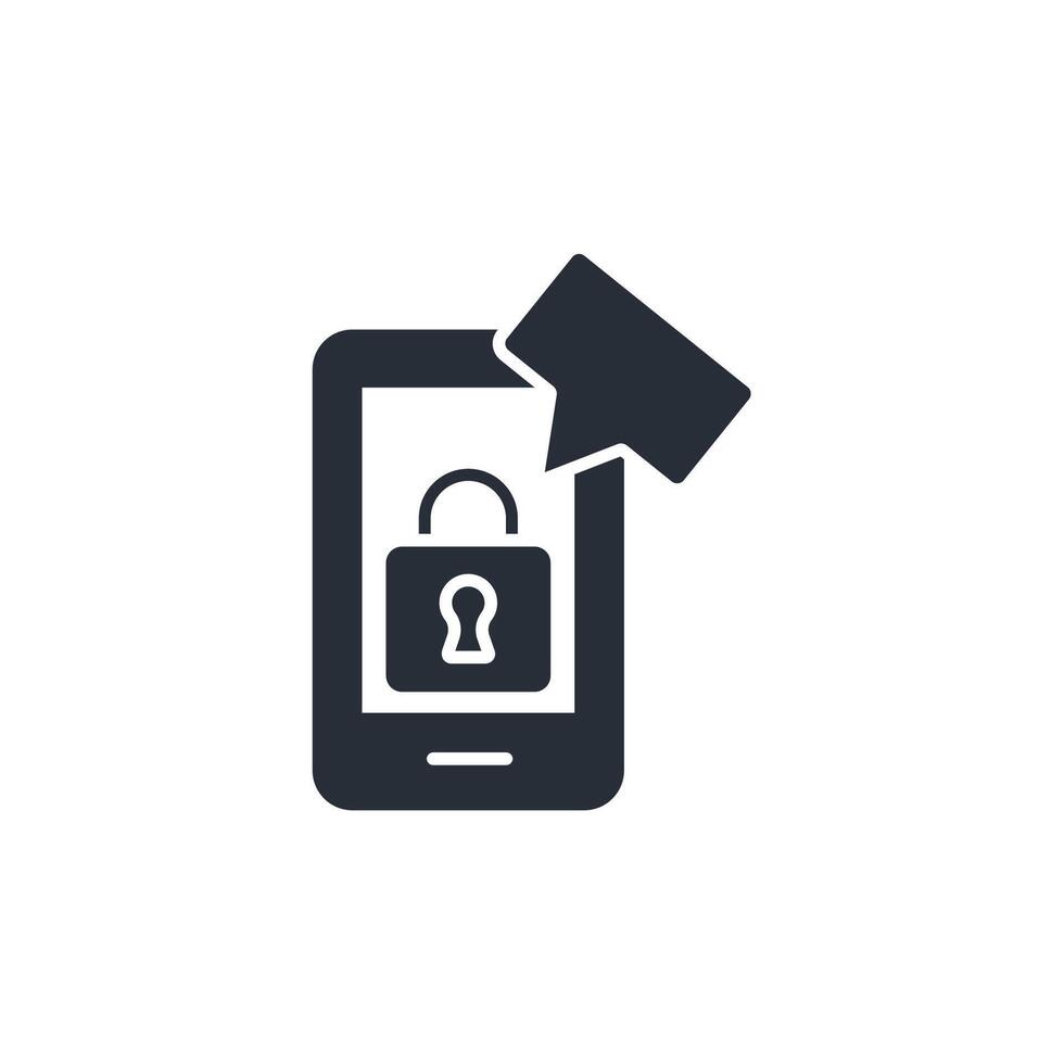security app icon. .Editable stroke.linear style sign for use web design,logo.Symbol illustration. vector