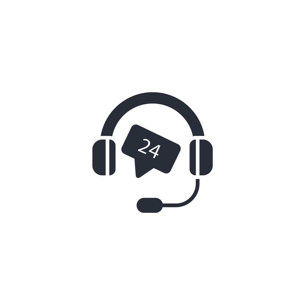 24 hour icon. .Editable stroke.linear style sign for use web design,logo.Symbol illustration. vector