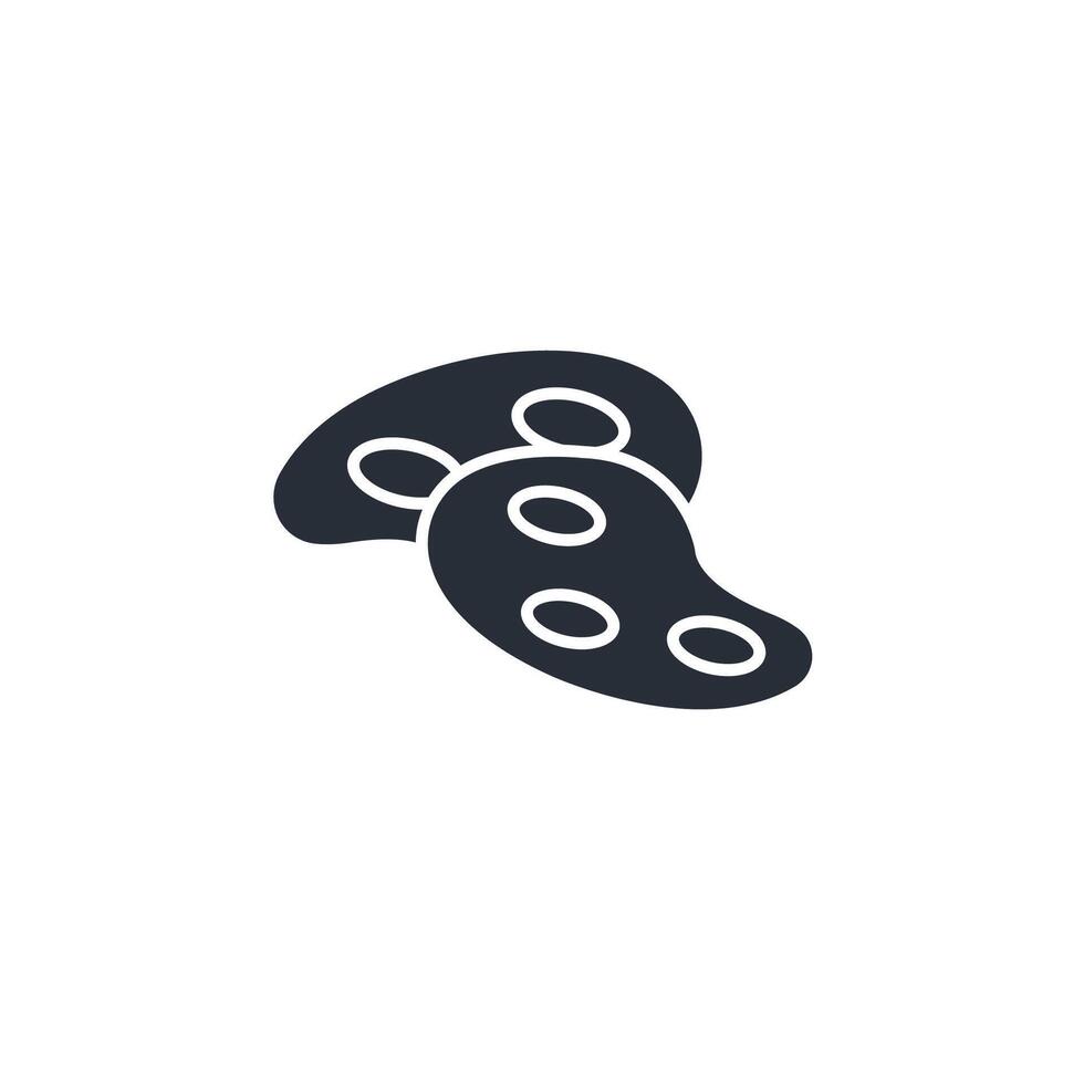 Steak icon. .Editable stroke.linear style sign for use web design,logo.Symbol illustration. vector