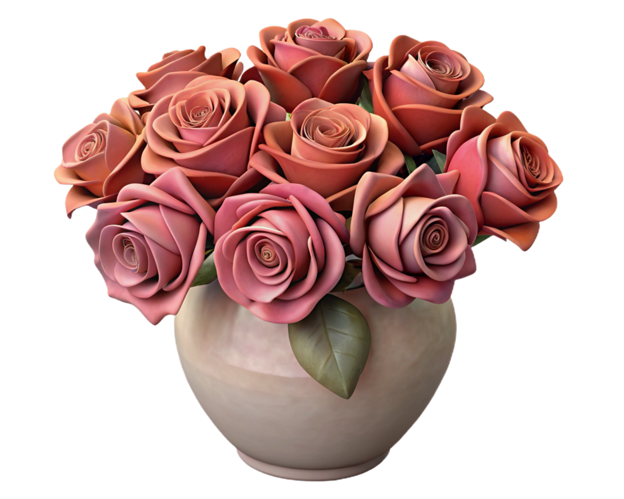 Aging Rose in Final Bloom png