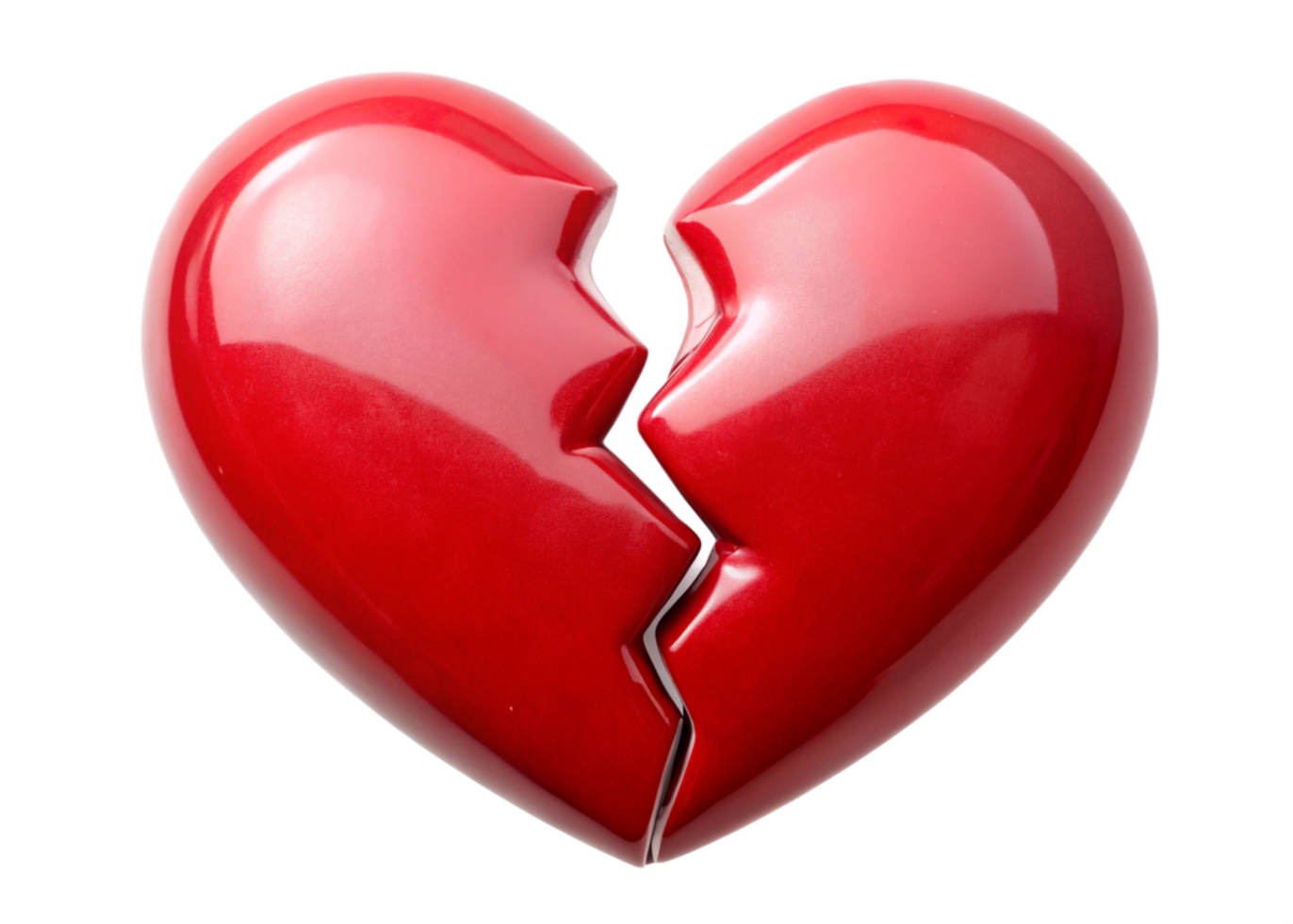 Heart Breaking with a Crack png