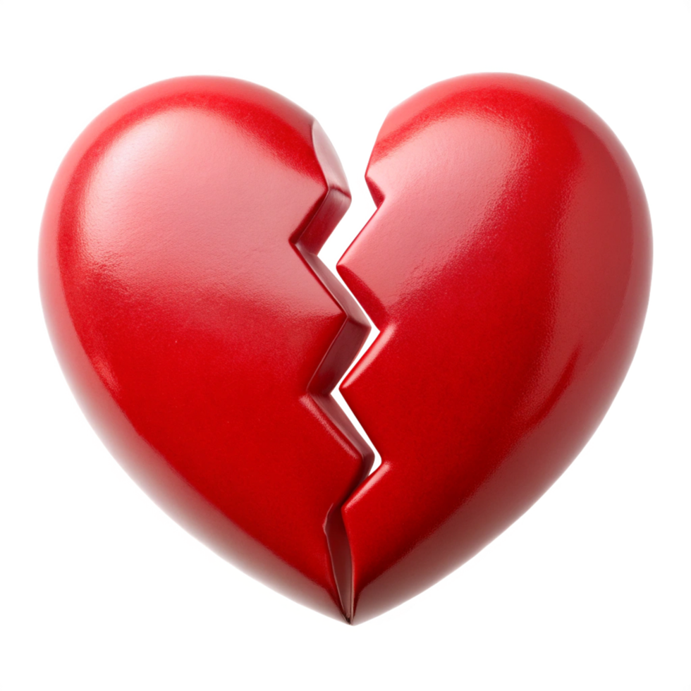 Heart Breaking into Shards png