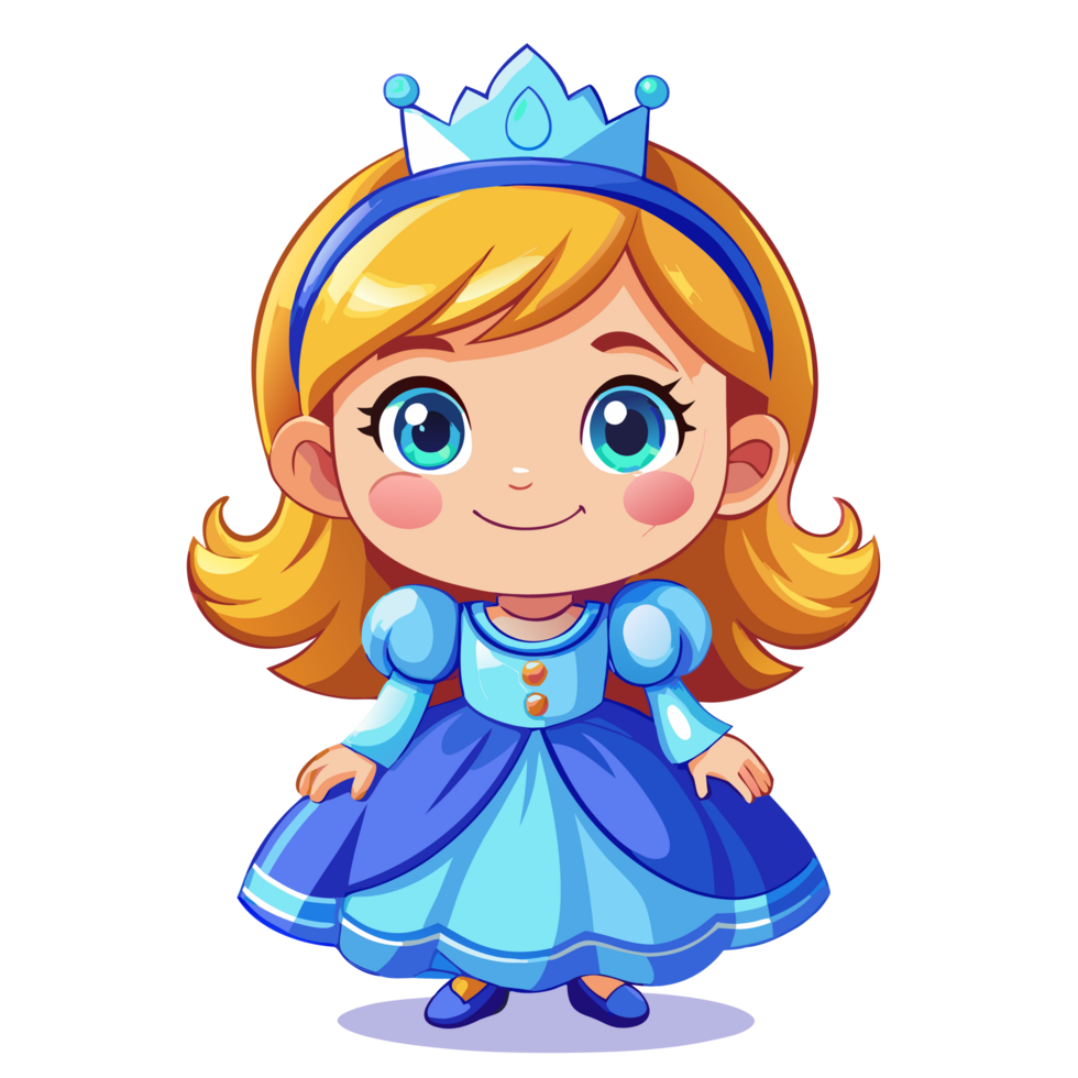 Little Princess in Blue png