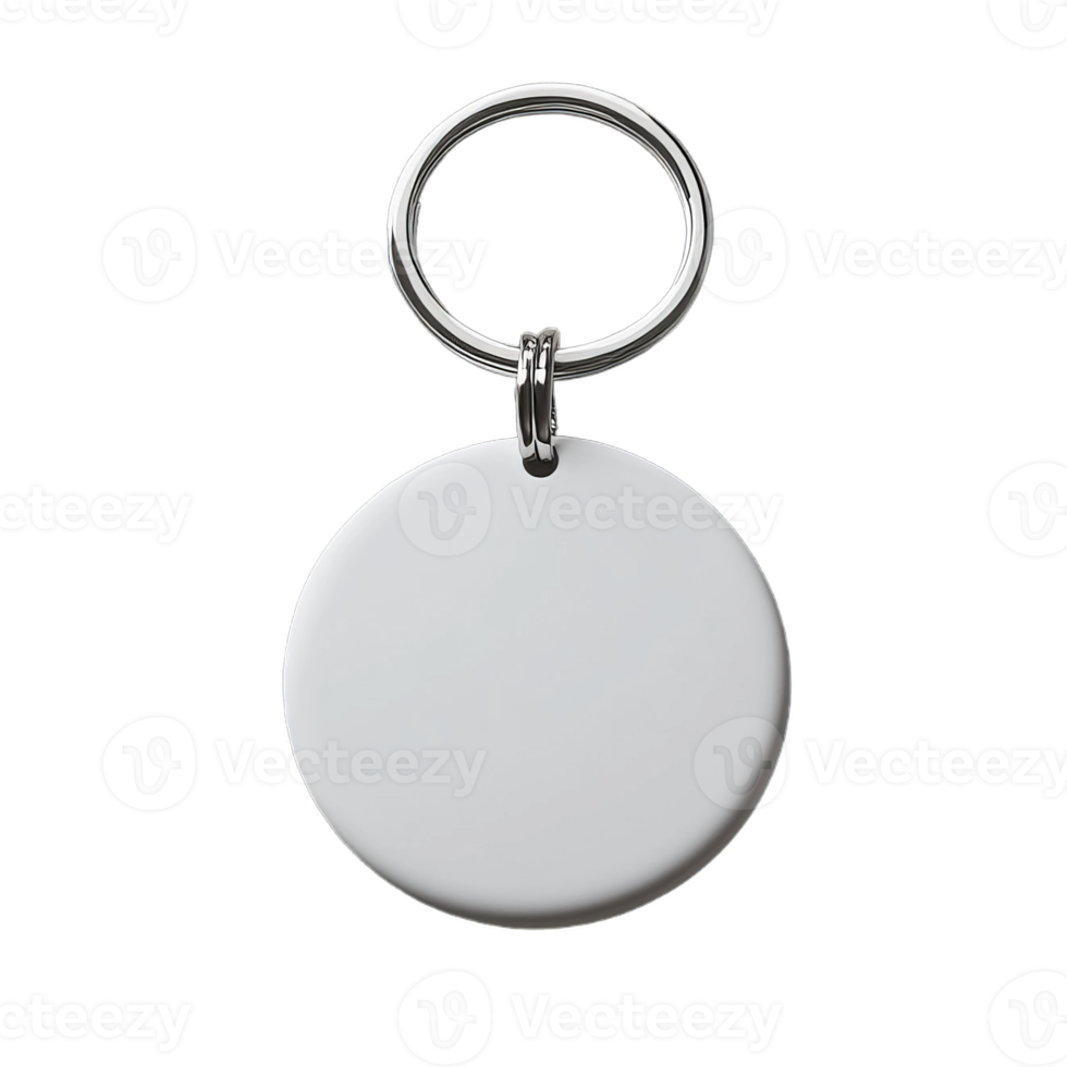 Classic Round Keychain Mockup png