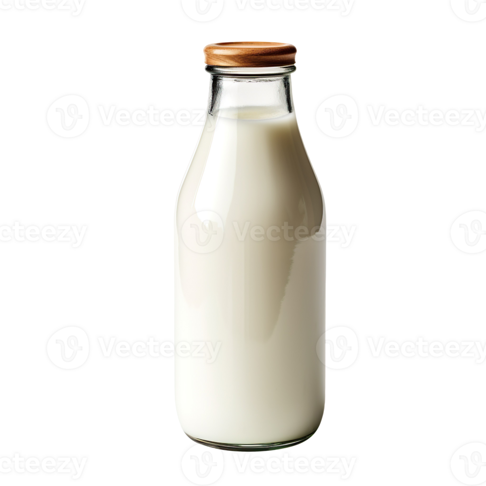 a bottle of milk isolated on transparent background png