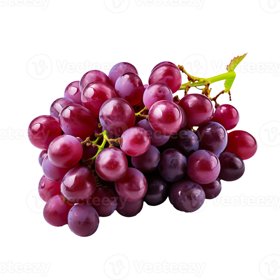 a bunch of grapes isolated on transparent background png