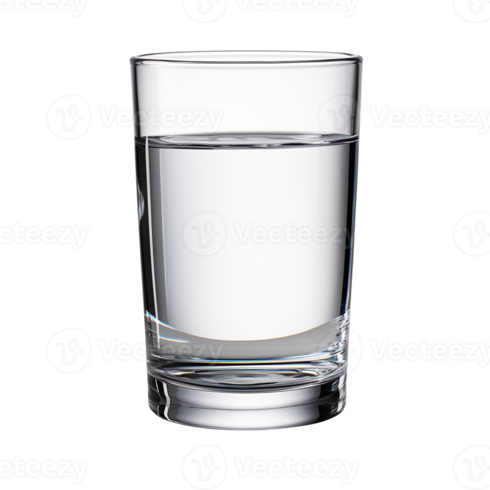 een glas van water geïsoleerd Aan transparant achtergrond png