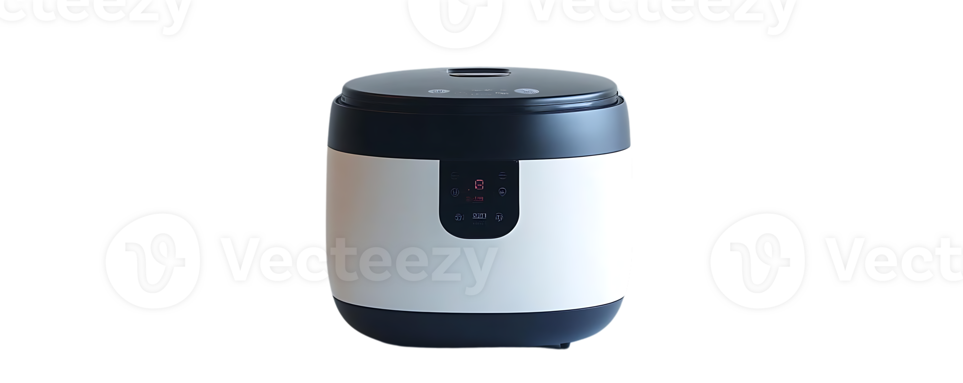 Modern Rice Cooker with Transparent Background,  Easy-to-Use Digital Controls, and Stylish Design png