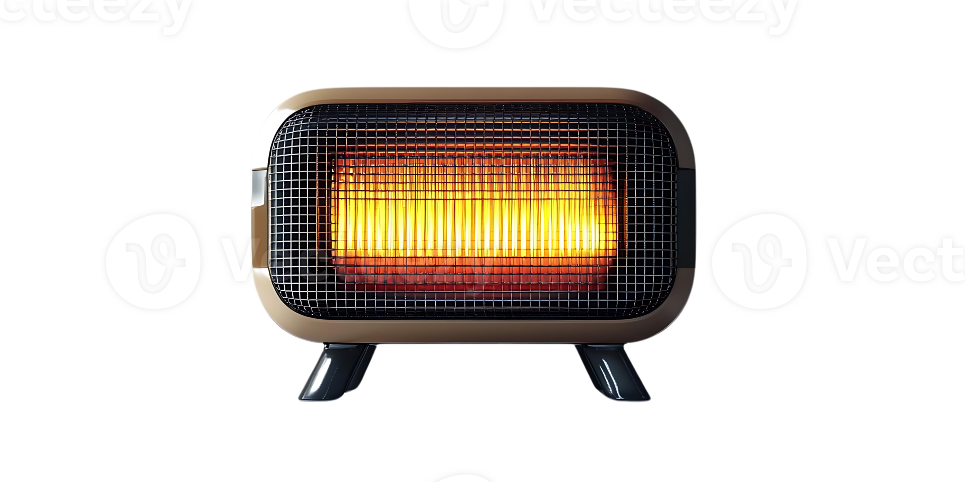 Warmth Radiates from the  Electric Space Heater with a Transparent Background png