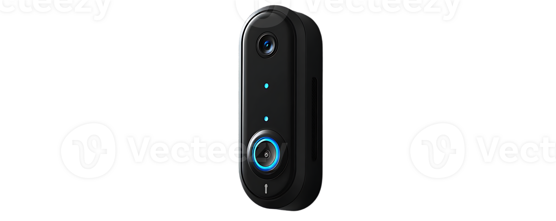 Smart Doorbell with HD Camera, Night Vision, and Two-Way Audio, Offering Secure Home Monitoring with a Transparent Background. png