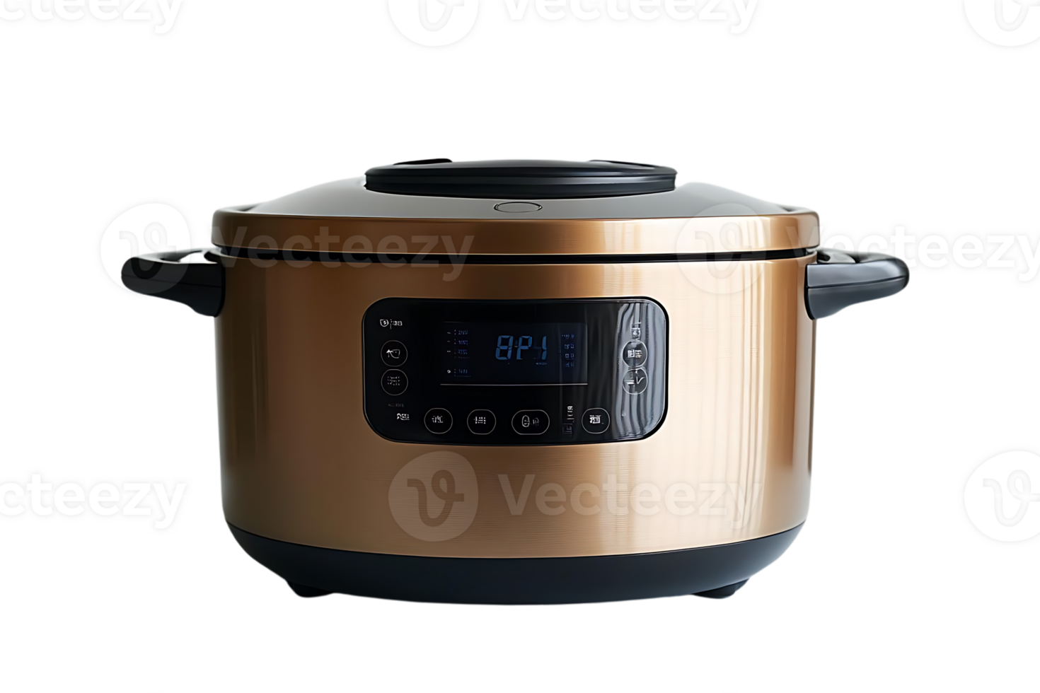 Copper Rice Cooker with Transparent Background, Perfect for Delicious Meals png