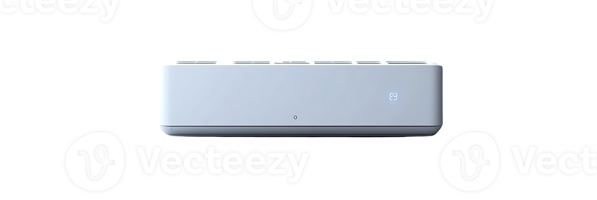 Modern Air Conditioner with Transparent Background and Sleek Design png