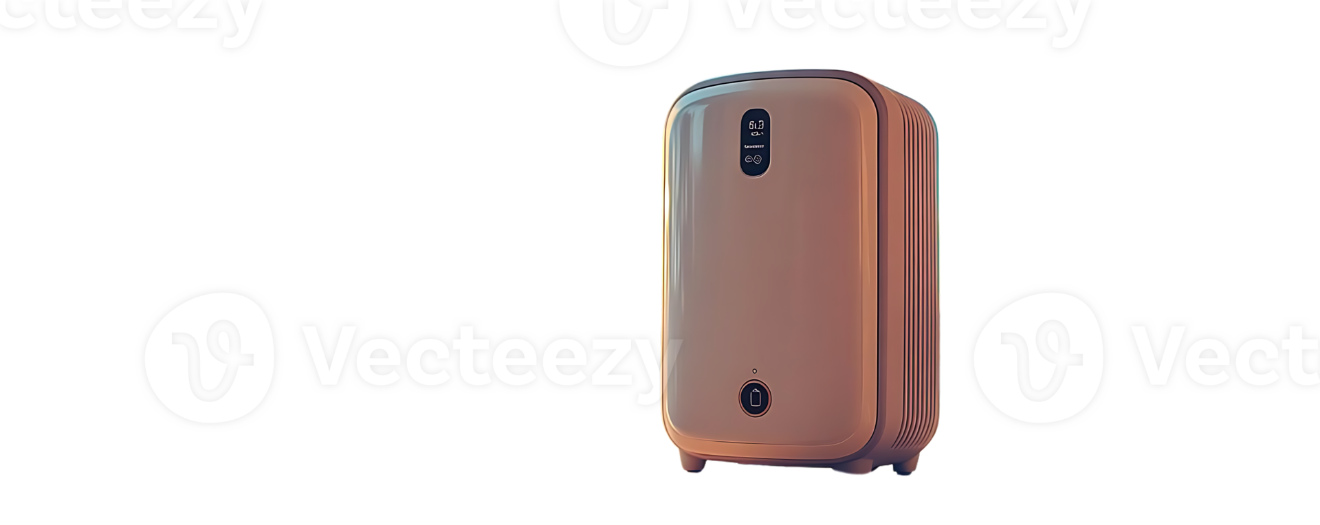 Modern and Compact Air Purifier with a Transparent Background - Designed for Clean Air and a Stylish Home png