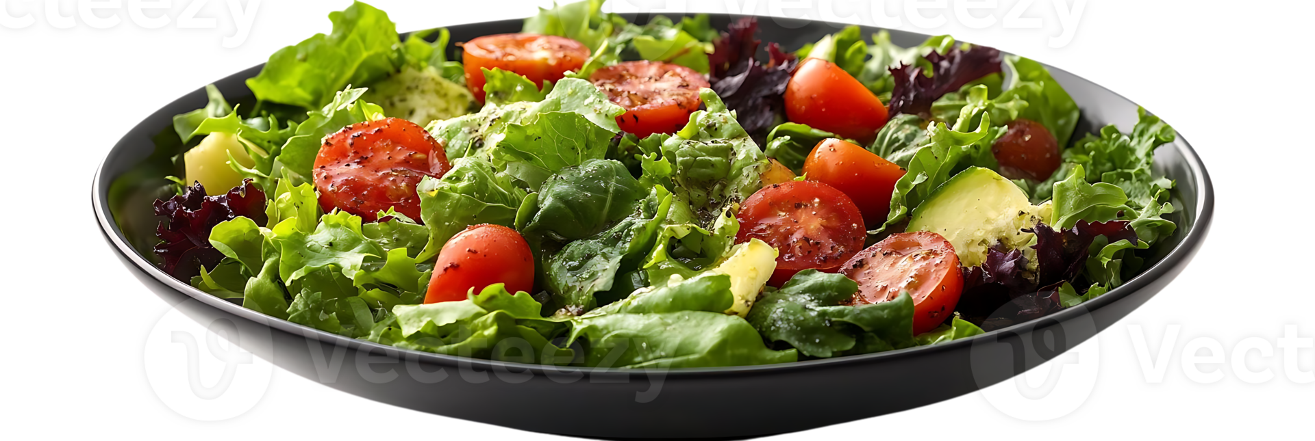 Fresh Green Salad with Cherry Tomatoes and Cucumber, Delightful and Healthy, Perfect for a Light Lunch, Transparent Background png