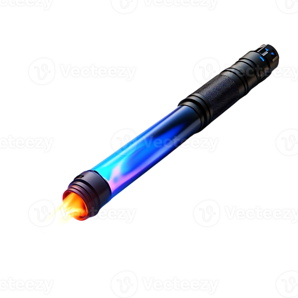 Blue Flame Torch Lighter with Transparent Background, Perfect for Camping and Outdoor Activities png