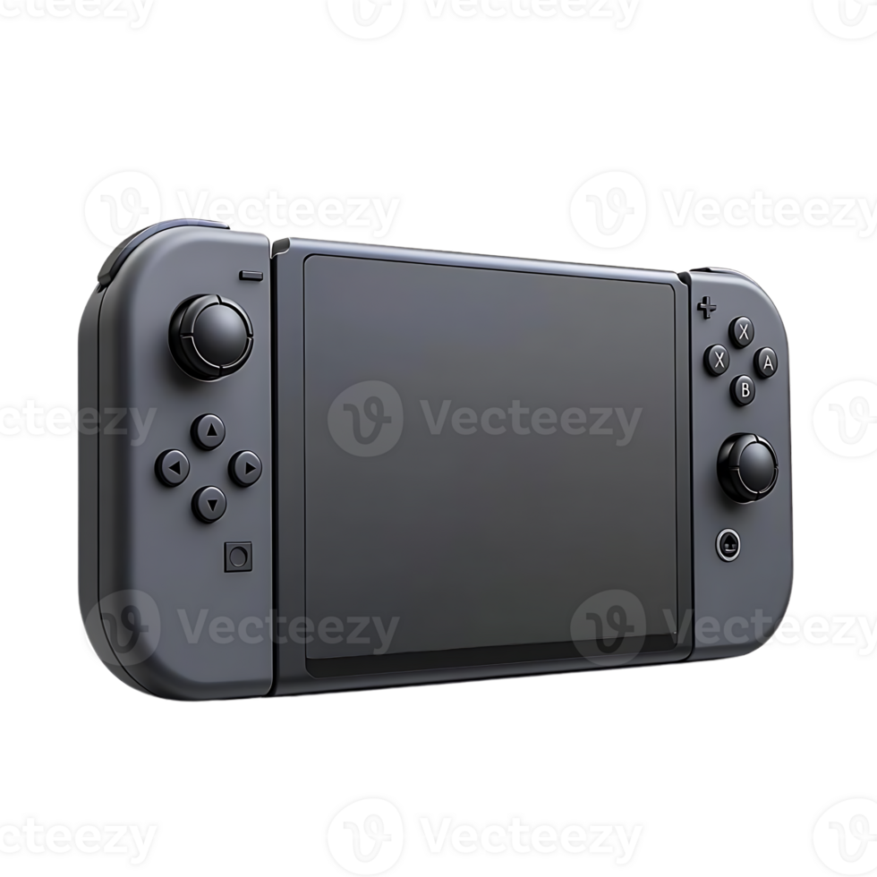 Nintendo Switch with Transparent Background - A Portable Gaming Experience with Stunning Graphics and Seamless Controls png