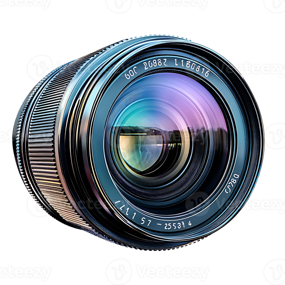 A Close Up of a Camera Lens with a Transparent Background png