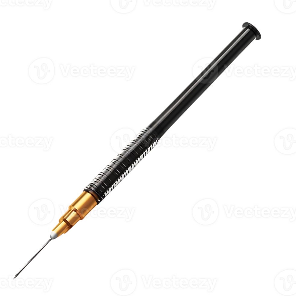 Precision Screwdriver with Transparent Background, Ideal for Delicate Electronics Repair, Featuring a Durable Black Handle and a Thin, Precise Tip png