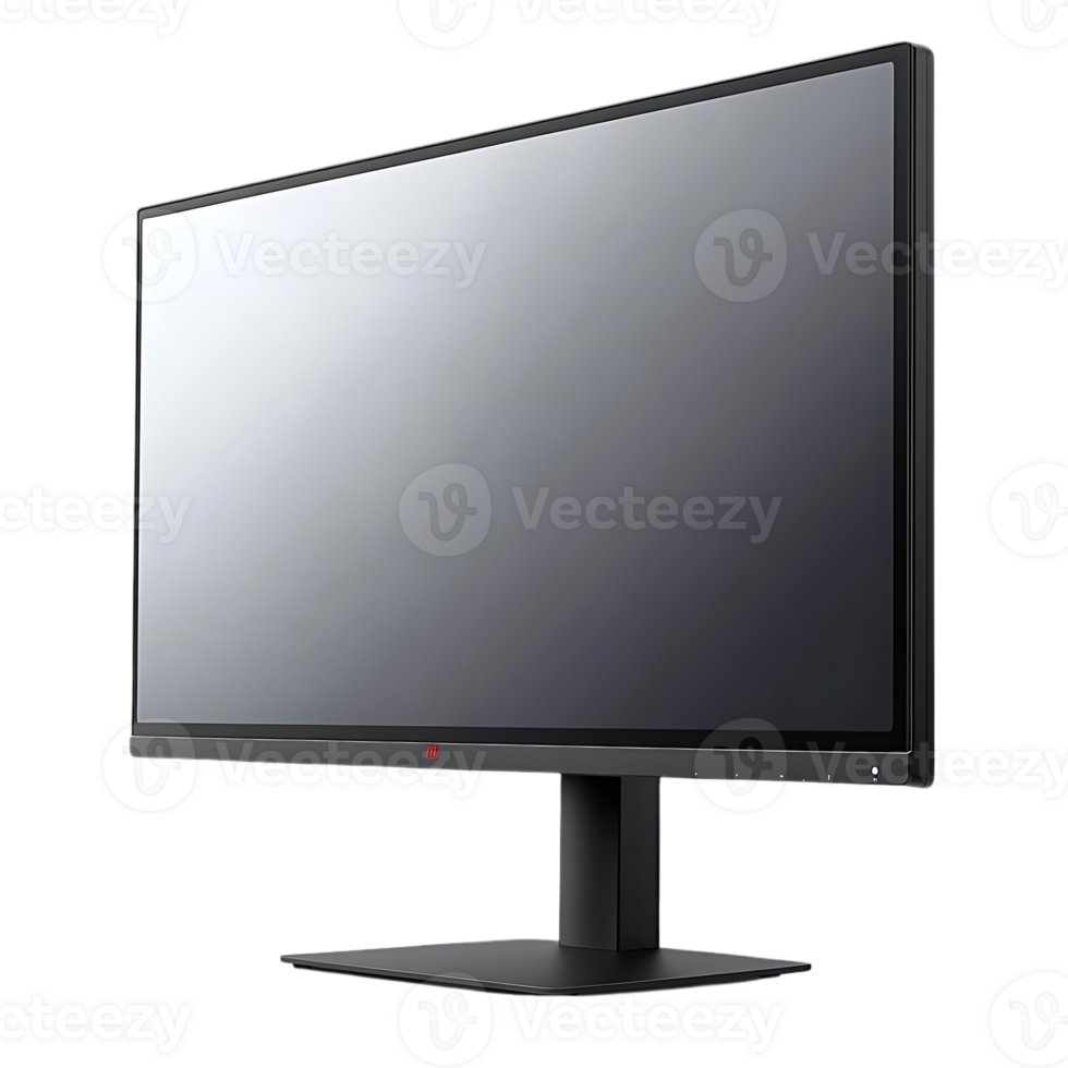 Immerse Yourself in a World of Visual Brilliance with This Stunning Monitor Featuring a Transparent Background png
