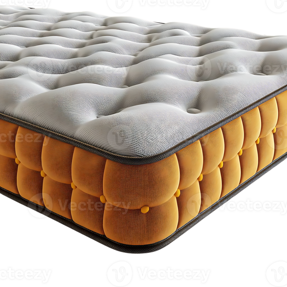 Luxury Mattress with a Soft and Supportive Feel, Featuring a Comfortable and Breathable Top Layer with a Transparent Background png