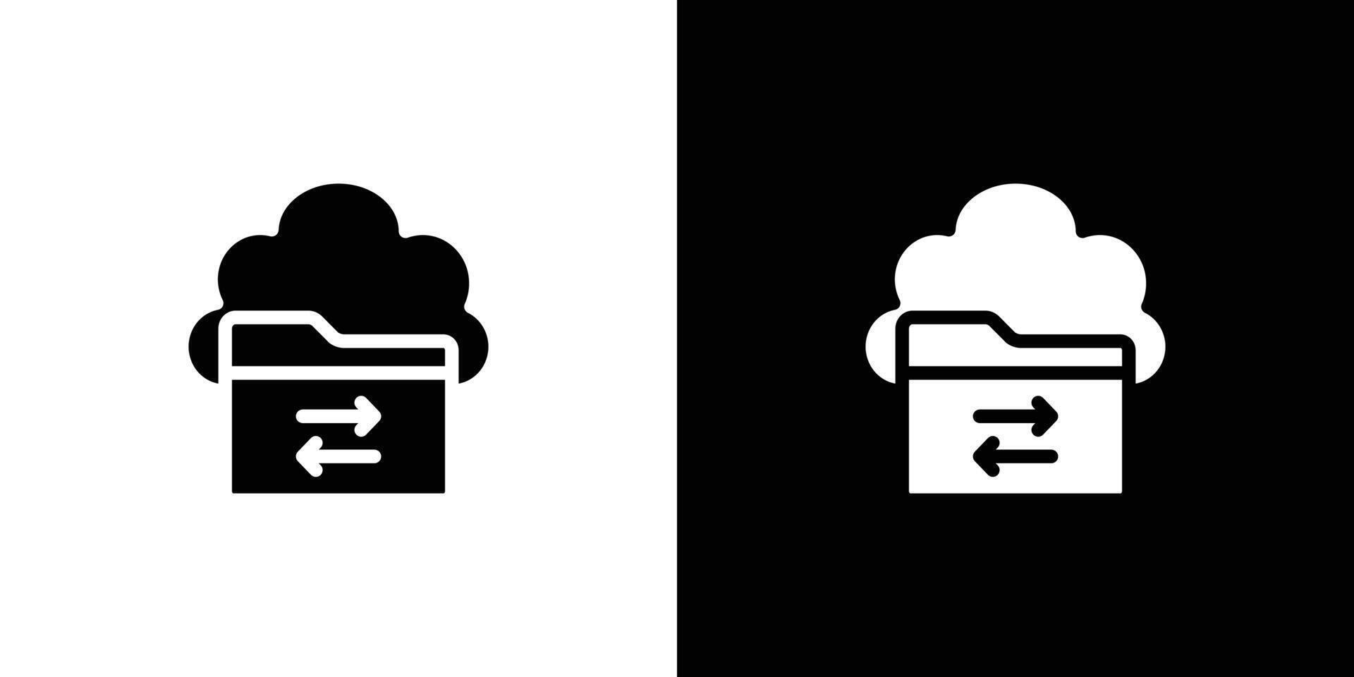 Data Recovery icon Flat fill set collection vector