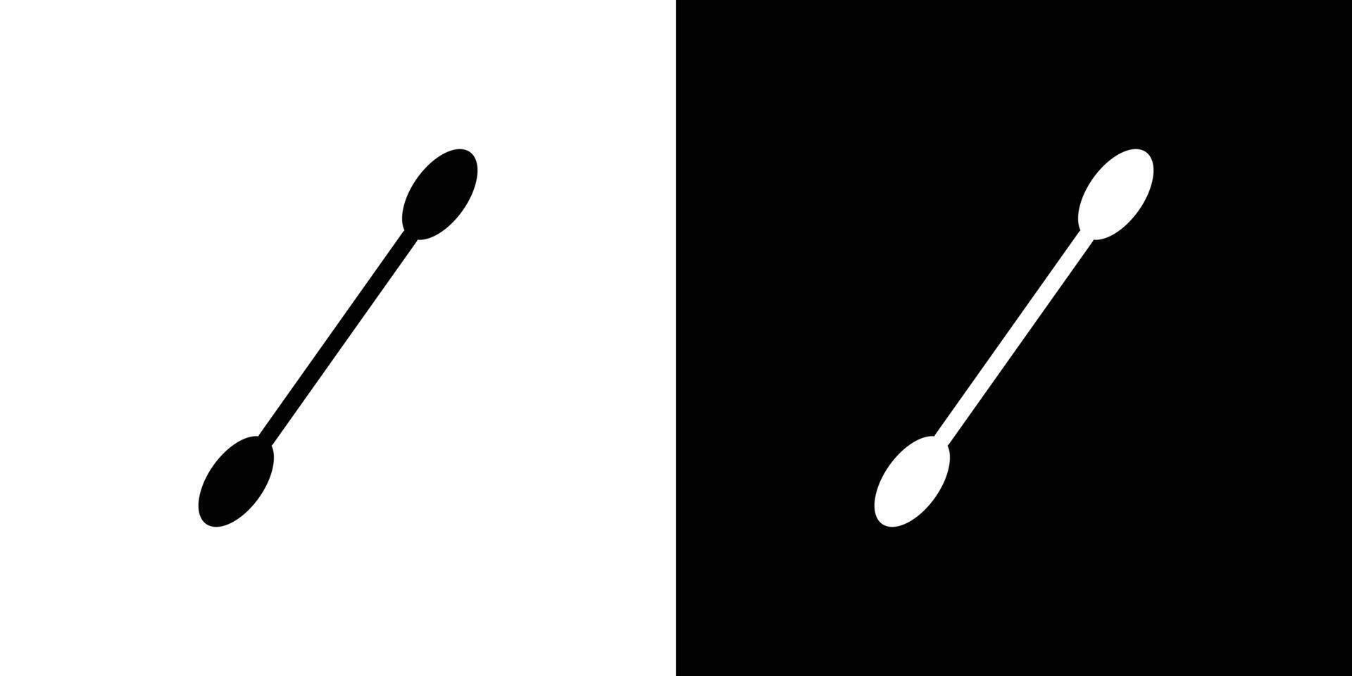 Cotton buds icon Flat fill set collection vector