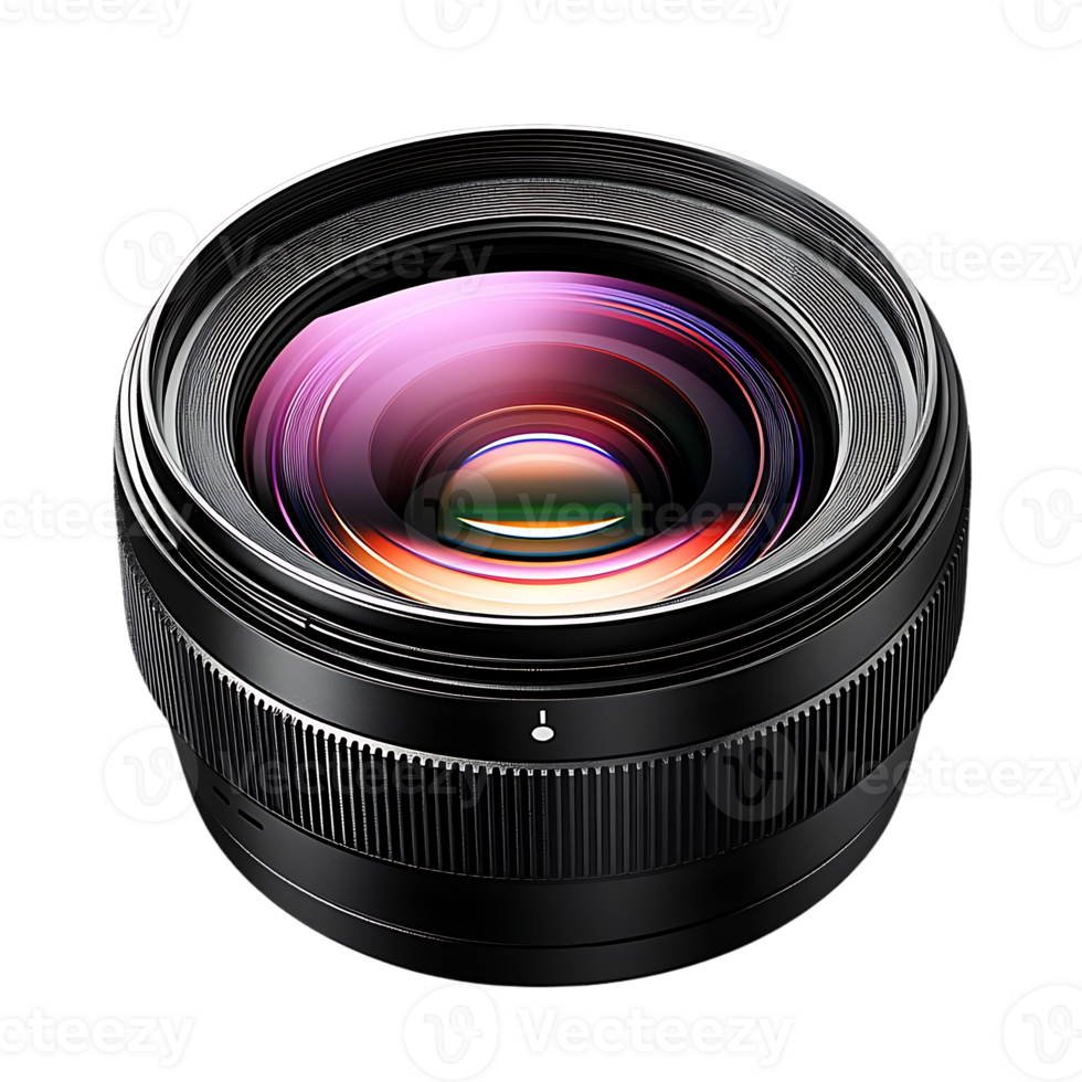 Capture Stunning Images with this Professional Lens, Featuring a Transparent Background, Perfect for High-Quality Photography png
