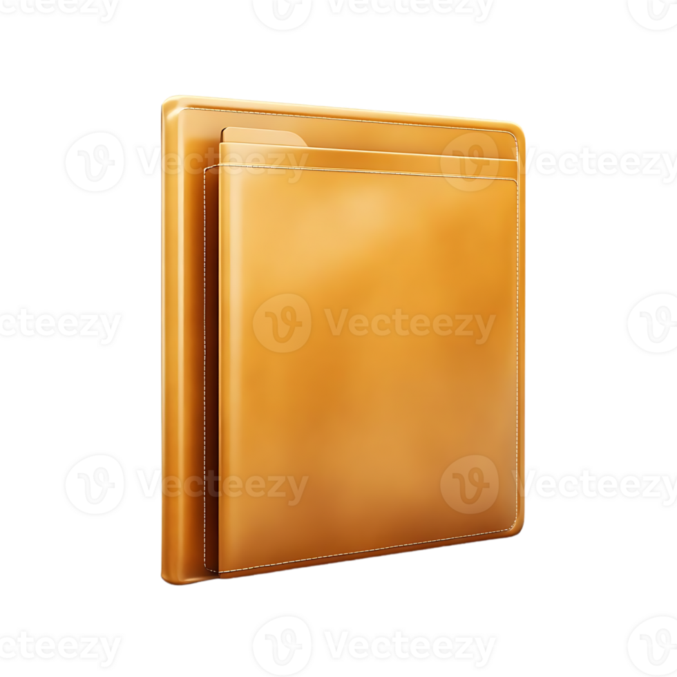 Leather Wallet with a Transparent Background png