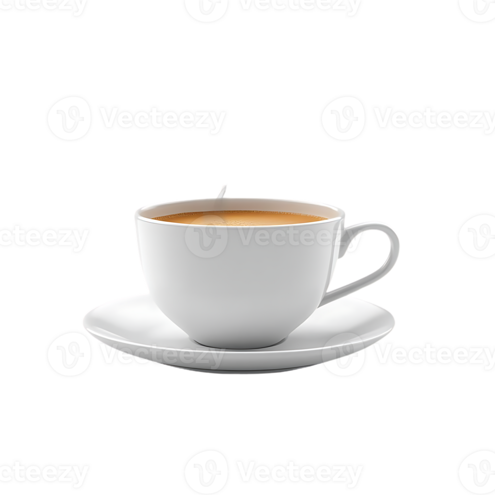 A Cup of Coffee with a Transparent Background, Enjoy a Delicious Drink with a Clear Image png