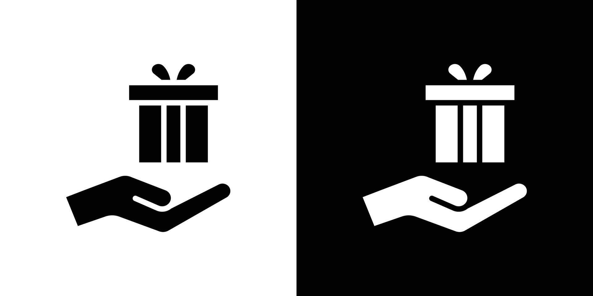 Free gift icon Flat fill set collection vector