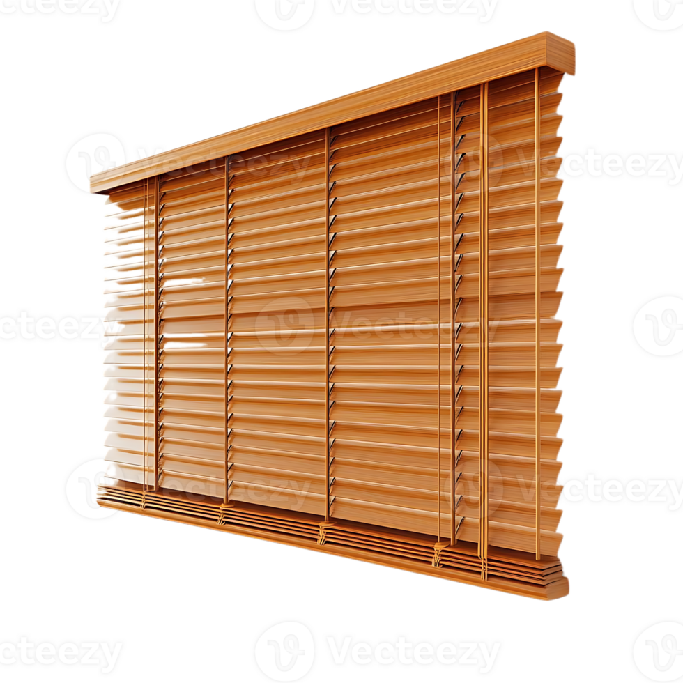 Wooden Blinds with a Transparent Background, Enhance Your Window Decor png