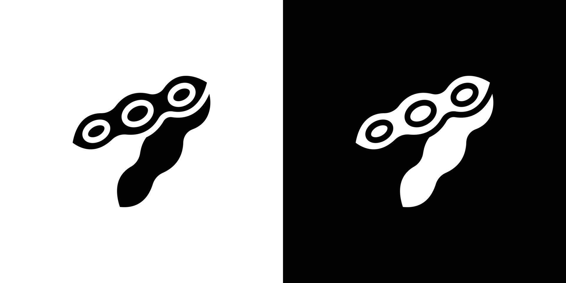 soybeans icon Flat fill set collection vector