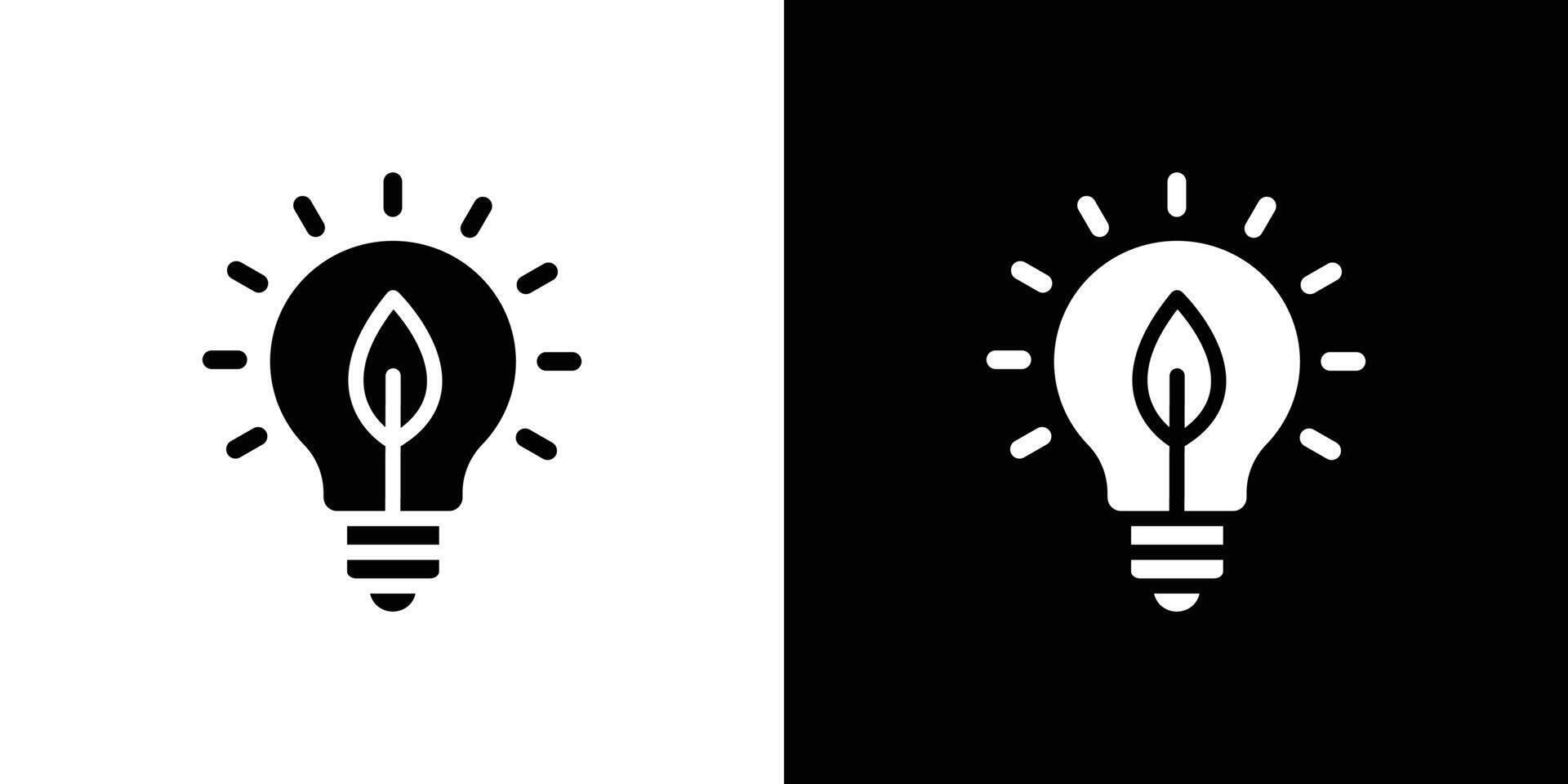 Sustainable ecological energy icon Flat fill set collection vector