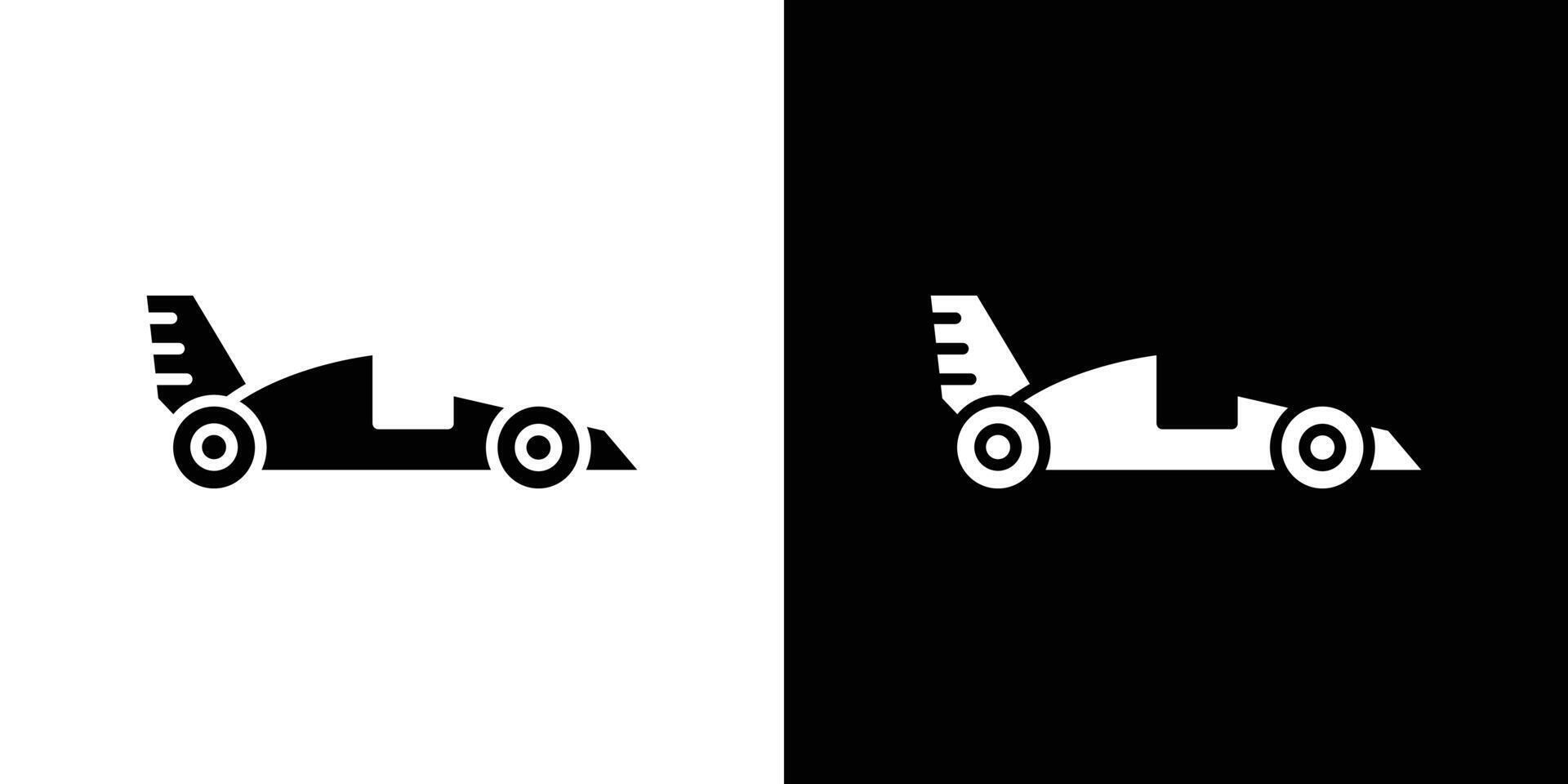 Sports Car icon Flat fill set collection vector