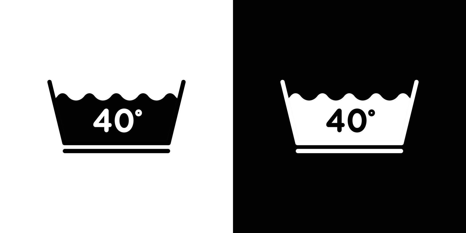 Clothing care icon Flat fill set collection vector