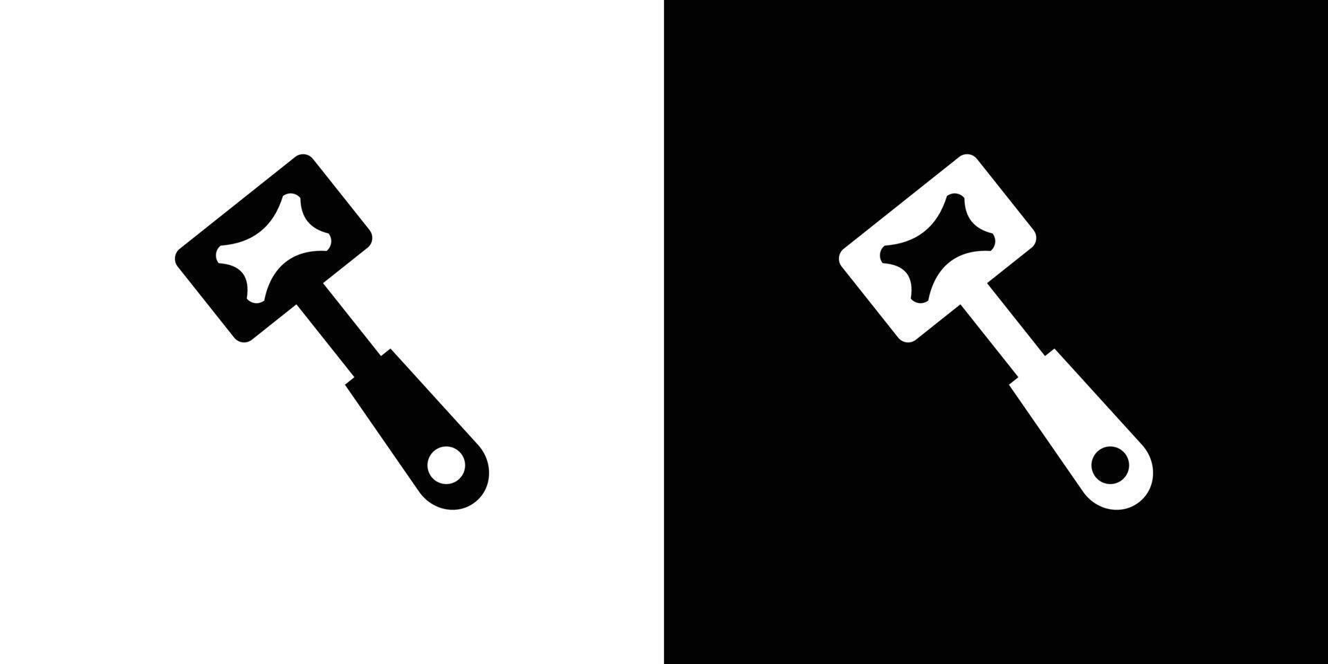 Bottle opener icon Flat fill set collection vector