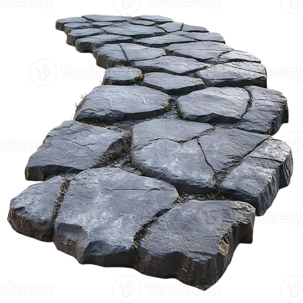 Stone Path with Transparent Background, Natural Stone Walkway, Curved Stone Path, Cobblestone Path, Stone Pathway, Outdoor Walkway, Stone Stepping Stones, Garden Path, Natural Stone, Cobblestones, Rustic Pathway, Natural Stone Path, Stone Walkway, Stone S png