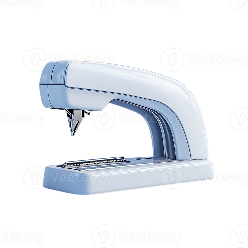 White Stapler with Transparent Background png