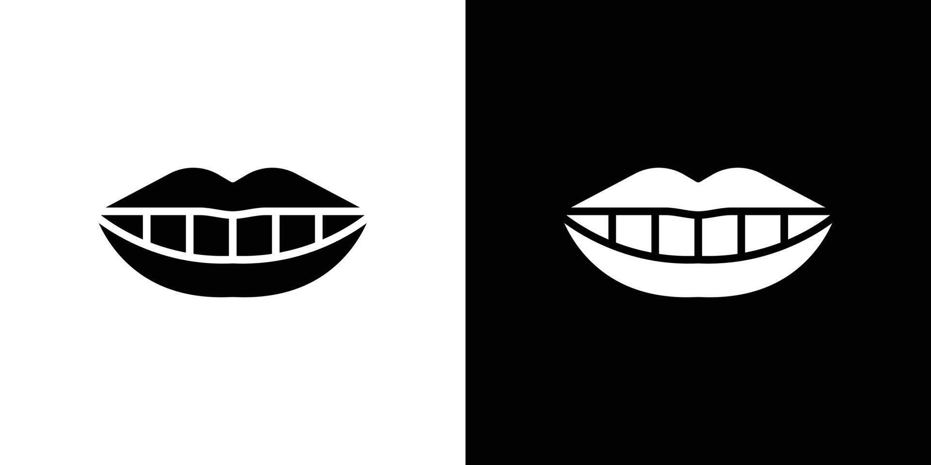 smile with teeth icon Flat fill set collection vector