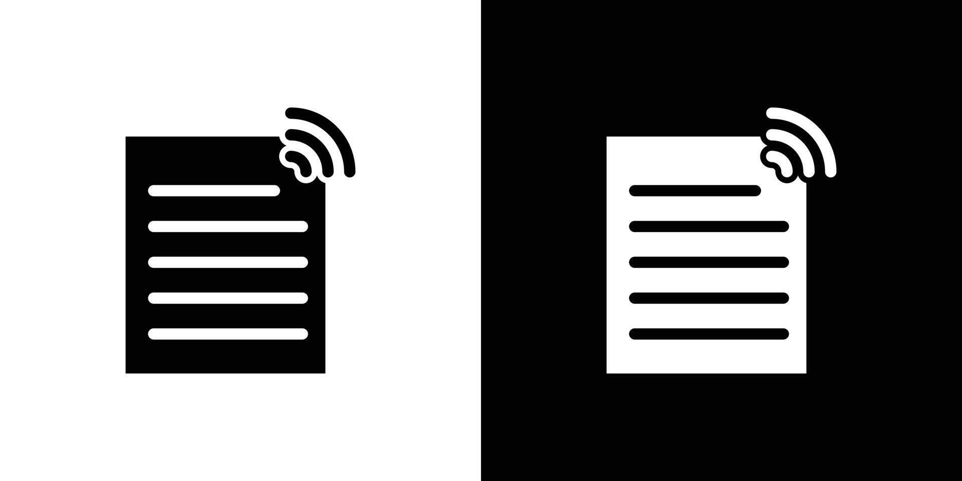 News Feed icon Flat fill set collection vector