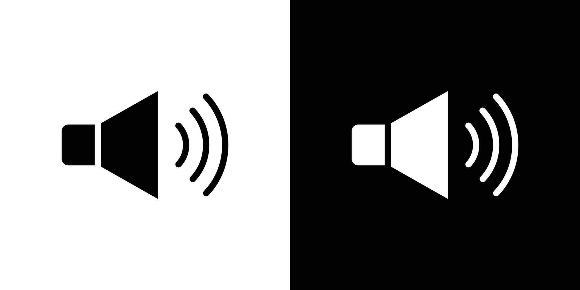 Speaker volume icon Flat fill set collection vector