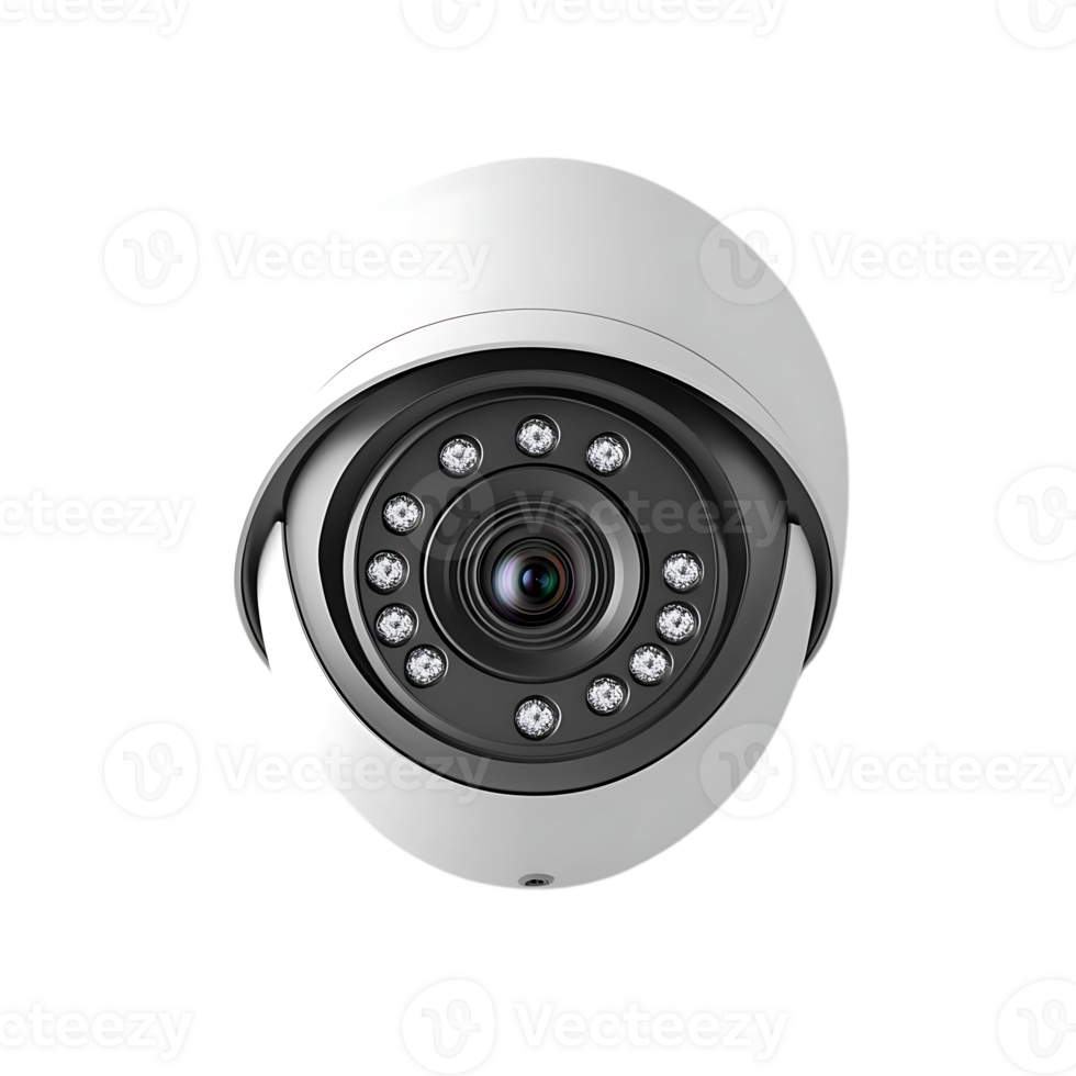 White Security Camera with Transparent Background, Surveillance System, Home Security, CCTV, Security Camera, Video Surveillance, Home Security System, Monitoring System, HD Camera, Night Vision, Security System, Wireless Camera, IP Camera, Smart Home, Sm png