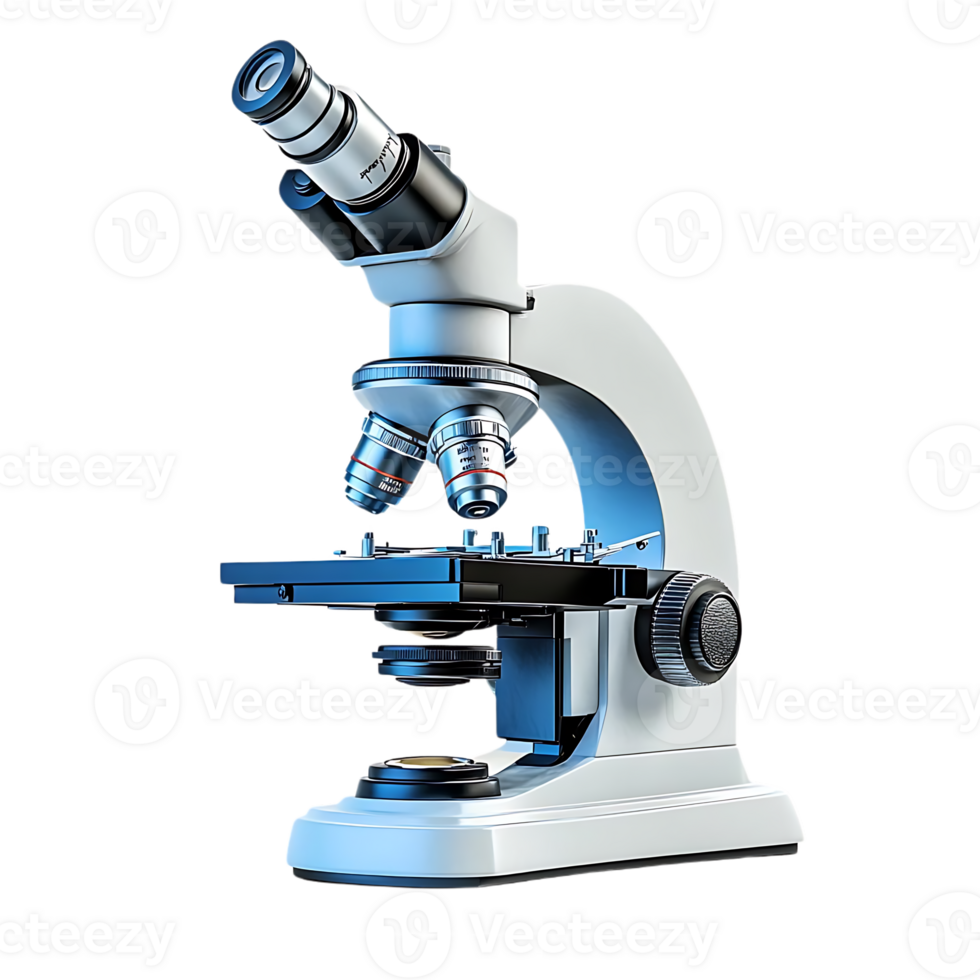 Magnifying the Microscopic World with a Powerful Microscope on a Transparent Background png