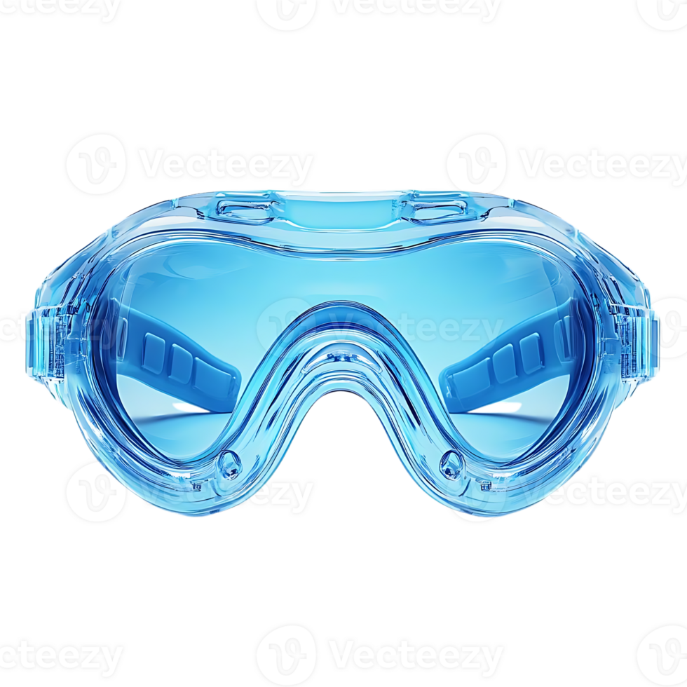 Protective Swimming Goggles with Transparent Background for Enhanced Visibility and Style png