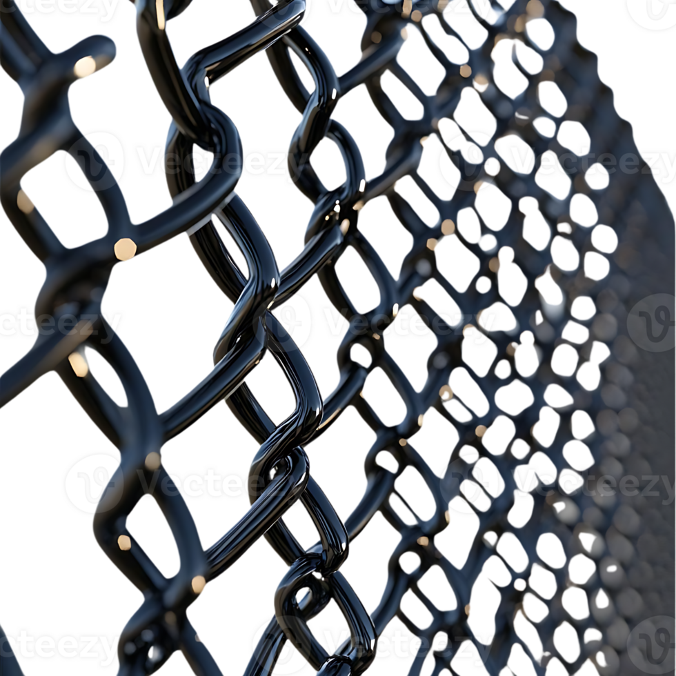 Black Chain Link Fence with Transparent Background, Abstract Metal Texture, Shiny Metal Chain, 3D Render of a Chain Link Fence, Black Metal Fence, Realistic Chain Link Fence, Shiny Metal, Chain Link, Fence, Black, Background png