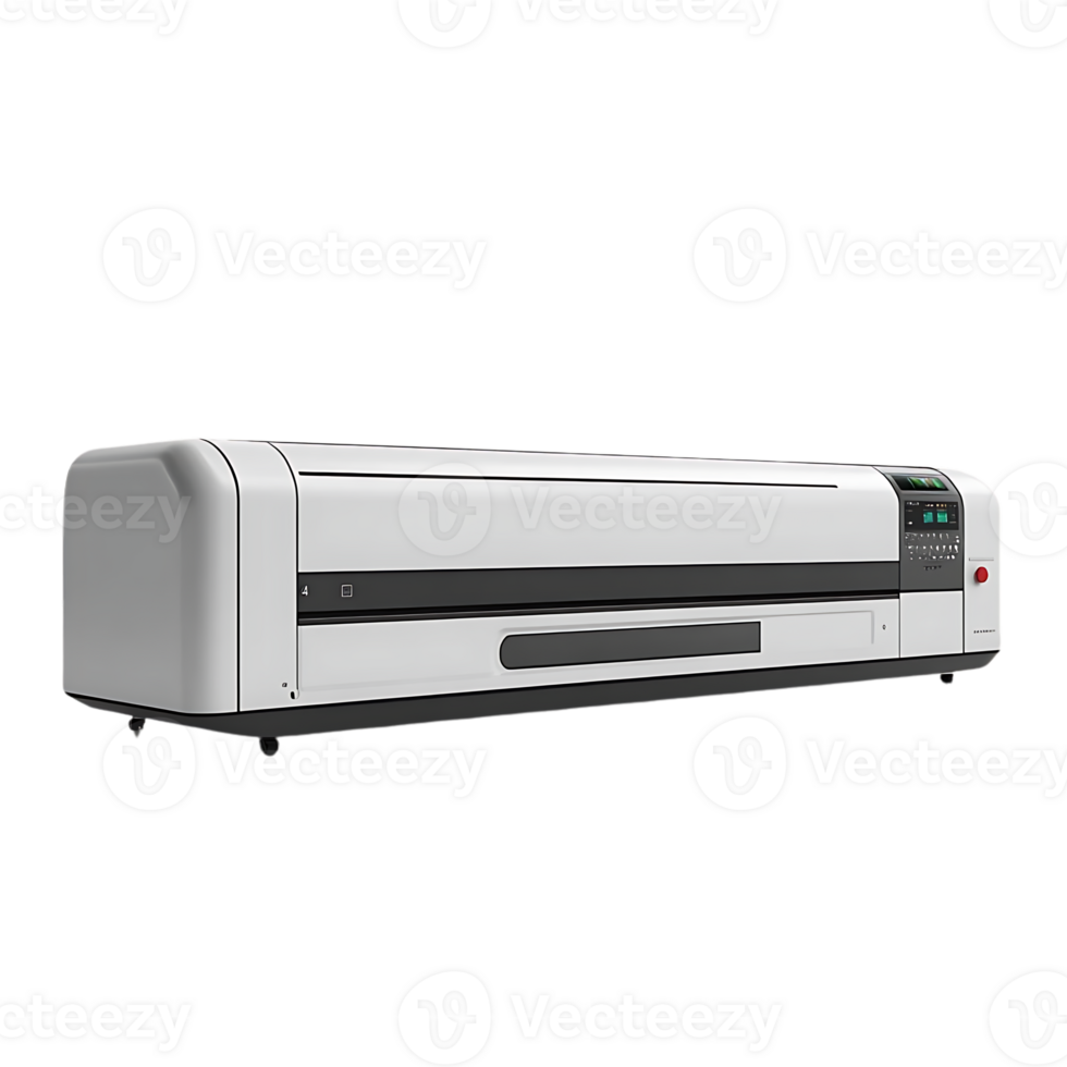 High-Speed Digital Label Printing Machine with Transparent Background, Featuring Advanced Technology for Excellent Print Quality and Efficiency png